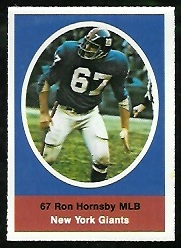 1972 Sunoco Stamps      425     Ron Hornsby DP